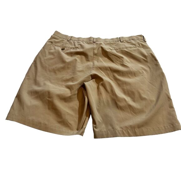 PGA Tour Golf Shorts Mens KhakiSz 40 10" Pleated Bermuda Athletic Performance - Picture 5 of 5